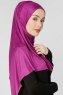 Seda Fuchsia Jersey Hijab Sjal Ecardin 200233d