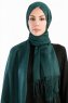 Selin Mörkgrön Pashmina Hijab Sjal Özsoy 160279-1