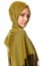 Selin - Hijab Pashmina Olive Verte - Özsoy