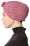 Shereen - Turban Crepe Chiffon Rose Foncé - Sehr-i Sal