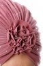 Shereen - Turban Crepe Chiffon Rose Foncé - Sehr-i Sal