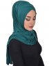 Sofia - Hijab Coton Pratique Vert Foncé