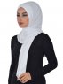Sofia - Hijab Coton Pratique Blanc