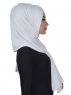 Sofia - Hijab Coton Pratique Blanc