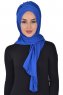 Tamara - Hijab Coton Pratique Bleu