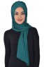 Tamara - Hijab Coton Pratique Vert Foncé