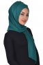 Tamara - Hijab Coton Pratique Vert Foncé
