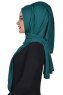Tamara - Hijab Coton Pratique Vert Foncé