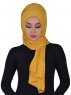 Tamara - Hijab Coton Pratique Moutarde