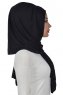 Tamara - Hijab Coton Pratique Noir