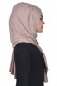 Tamara - Hijab Coton Pratique Taupe