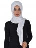 Tamara - Hijab Coton Pratique Blanc