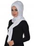 Tamara - Hijab Coton Pratique Blanc
