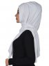 Tamara - Hijab Coton Pratique Blanc