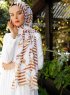 Ulima - Hijab à Motifs Marron - Sal Evi