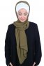 Vera - Hijab Pratique Crème & Kaki