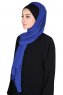 Vera - Hijab Chiffon Pratique Noir & Bleu