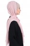 Vera - Hijab Chiffon Pratique Taupe & Vieux Rose