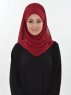 Viola Bordeaux Chiffon Hijab Ayse Turban 325503a