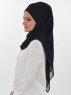 Viola Svart Chiffon Hijab Ayse Turban 325510b