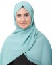 Wasabi Mintgrön Bomull Voile Hijab InEssence 5TA67a