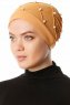 Yaren - Turban Crepe Chiffon Moutarde - Sehr-i Sal