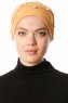 Yaren - Turban Crepe Chiffon Moutarde - Sehr-i Sal