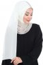Ylva - Hijab Chiffon Pratique Crème & Taupe