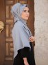Zahra Ljusgrå Crepe Hijab Mirach 110022b