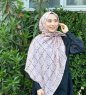Zakiyah - Hijab En Coton à Motif Beige