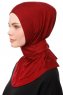 Zeliha - Hijab Pratique Viscose Bordeaux