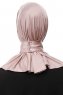 Zeliha - Hijab Pratique Viscose Gris Pierre