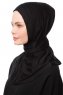 Zeliha - Hijab Pratique Viscose Noir