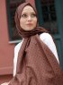 Malika - Hijab Marron Foncé - Sal Evi