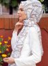 Zuleika - Hijab à Motifs Marron - Sal Evi