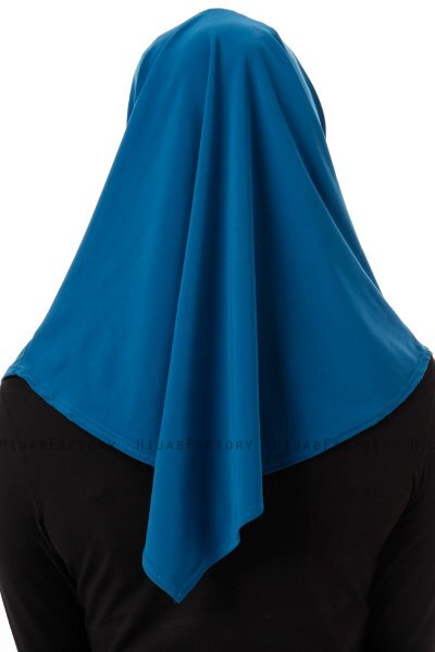 Esma - Hijab Amira Bleu Pétrole - Firdevs