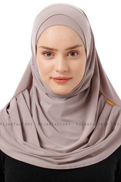 Esma - Hijab Amira Gris Pierre - Firdevs