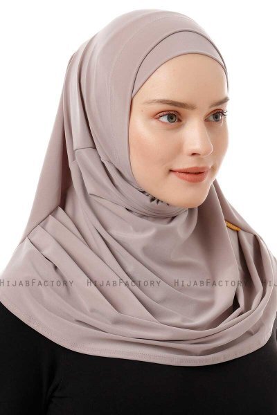 Esma - Hijab Amira Gris Pierre - Firdevs