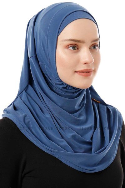 Esma - Hijab Amira Denim - Firdevs