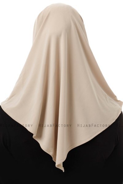 Esma - Hijab Amira Beige Clair - Firdevs