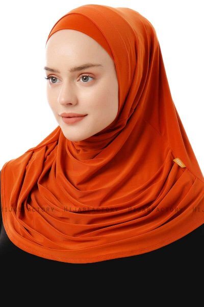 Esma - Hijab Amira Orange - Firdevs