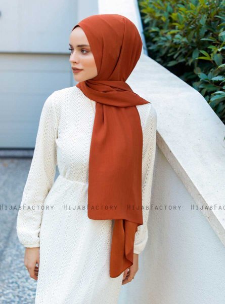 Emira - Hijab Rouge Brique - Sal Evi