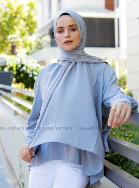 Emira - Hijab Gris Clair - Sal Evi