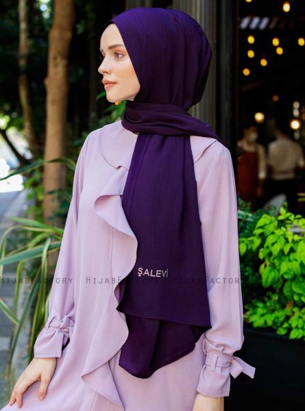 Emira - Hijab Violet Foncé - Sal Evi