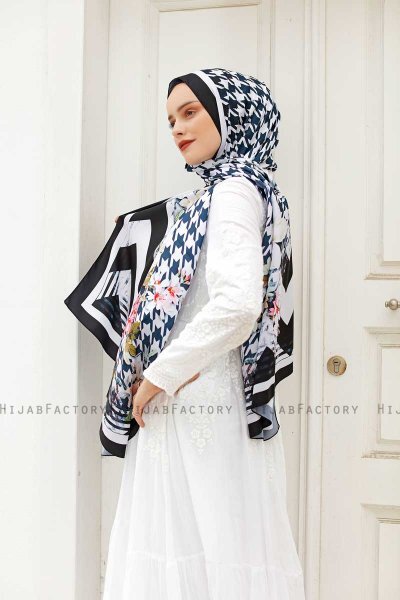 Hijab Twill à Motifs Cristal - Sal Evi