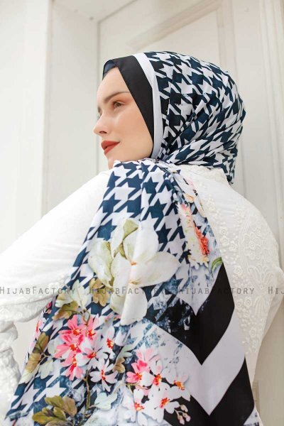 Hijab Twill à Motifs Cristal - Sal Evi