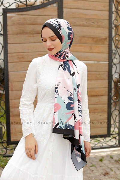 Hijab Twill à Motifs Garden - Sal Evi