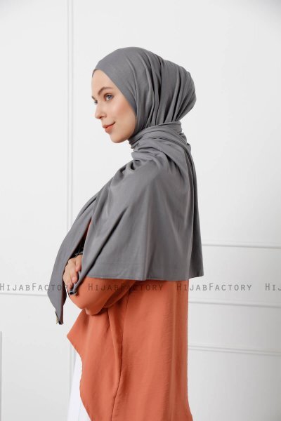 Sibel - Hijab Jersey Anthracite