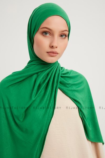 Sibel - Hijab Jersey Vert