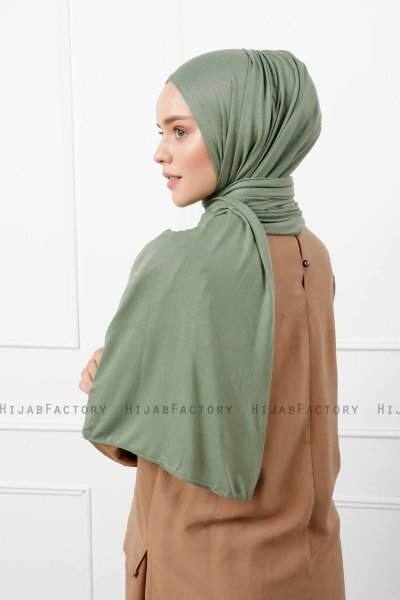 Sibel - Hijab Jersey Vert